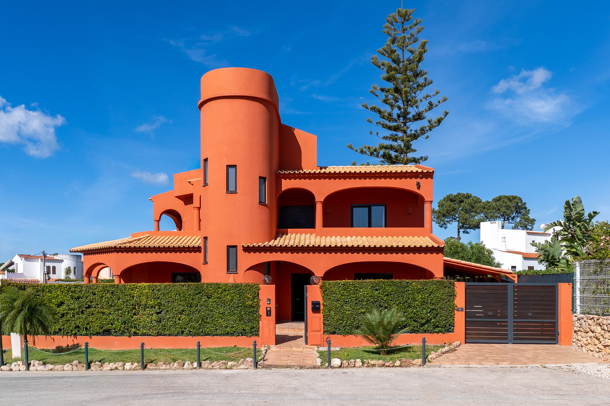 Front of Villa