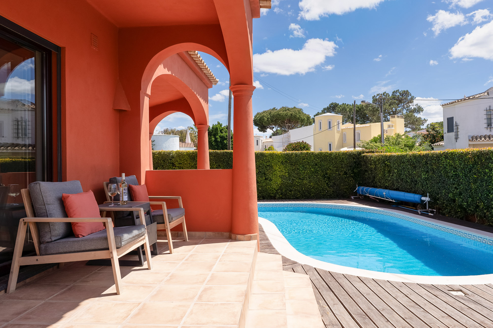 Villa Pool and Seating Area